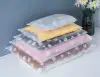 Wholesale in stock, universal printed Daisy zipper bags, simple frosted bags, semi-transparent and customizable Item Picture
